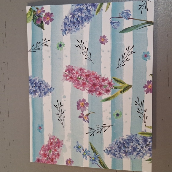 Floral Striped Blank Notecards - Picture 5 of 8